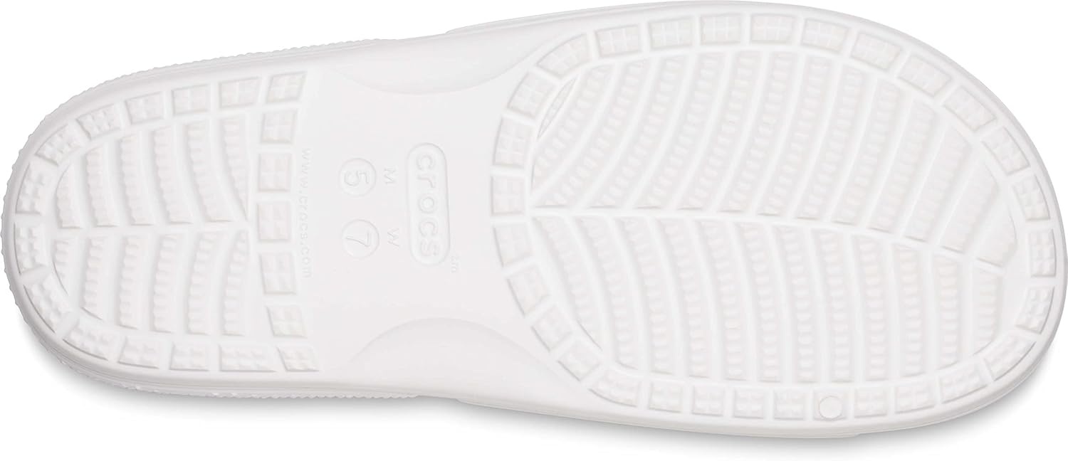 image:imageCrocs Unisex Adult Classic Graphic Slide SandalWhiteMulti
