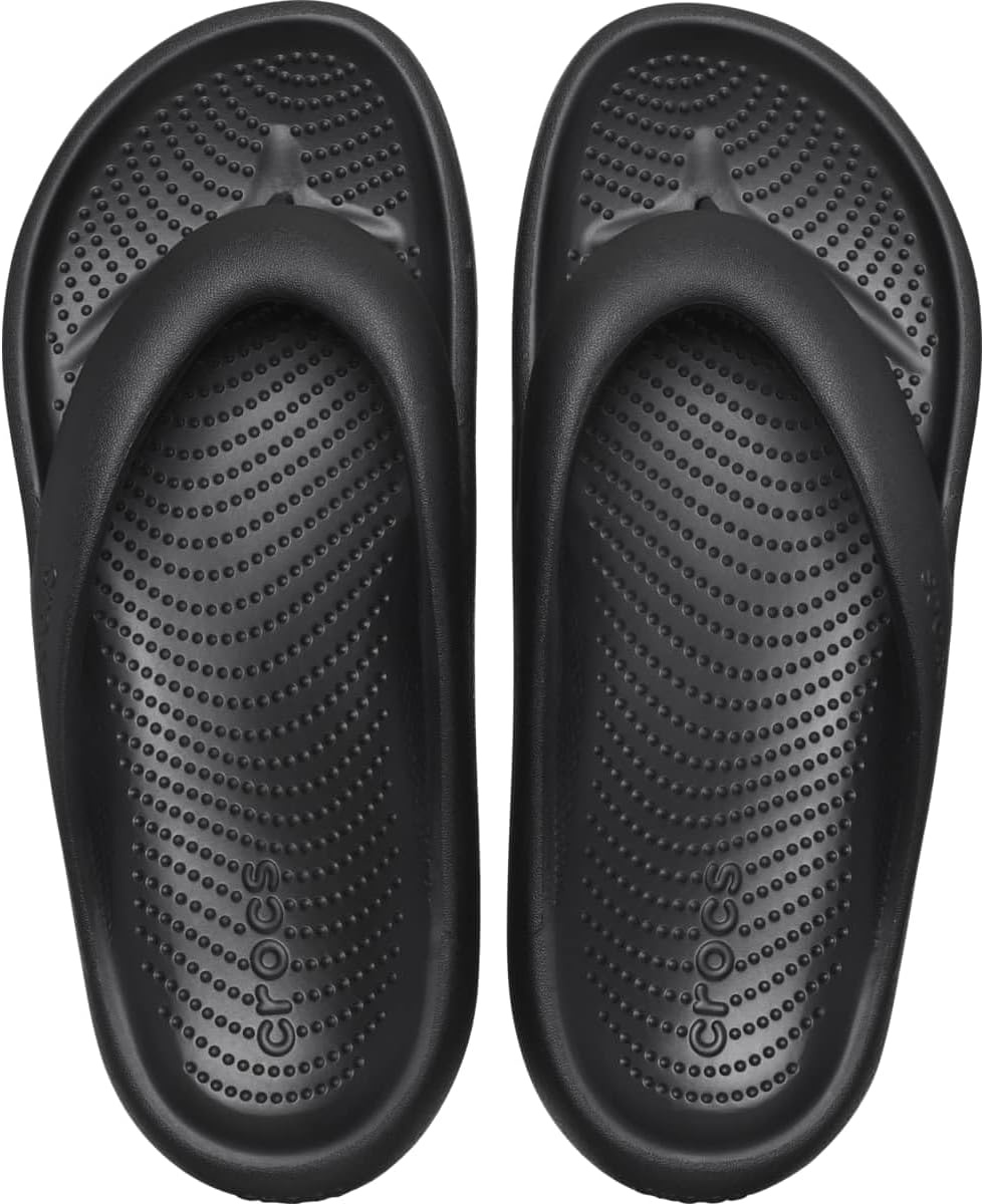 image:imageCrocs UnisexAdult Mellow Flip Flops Recovery Slides Bone Black 10 Men12 Women