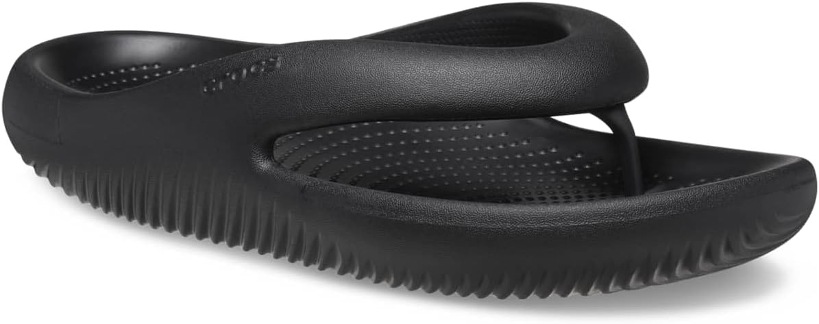 image:imageCrocs UnisexAdult Mellow Flip Flops Recovery Slides Bone Black 10 Men12 Women