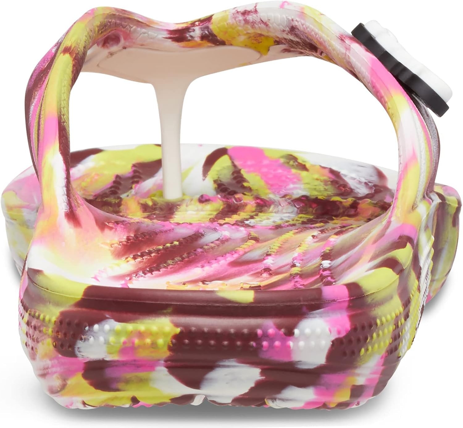 image:imageCrocs Unisexs Classic Flip FlopsElectric PinkMulti Marbled