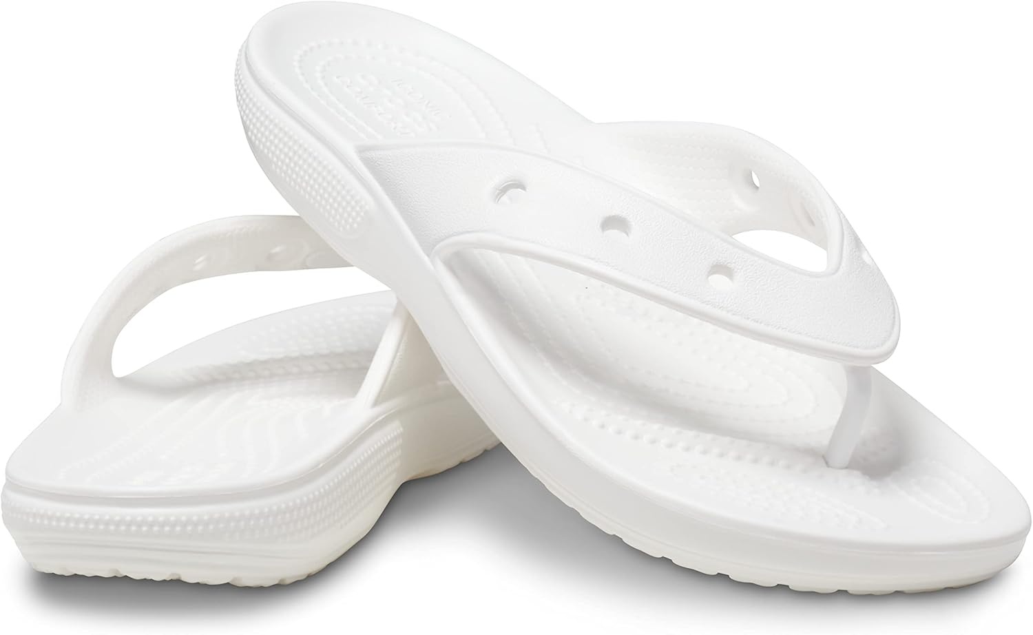 image:imageCrocs Unisexs Classic Flip FlopsWhite
