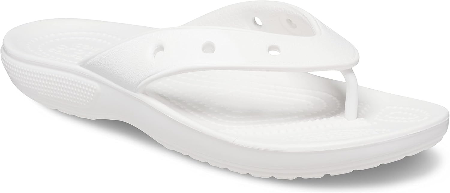 image:imageCrocs Unisexs Classic Flip FlopsWhite