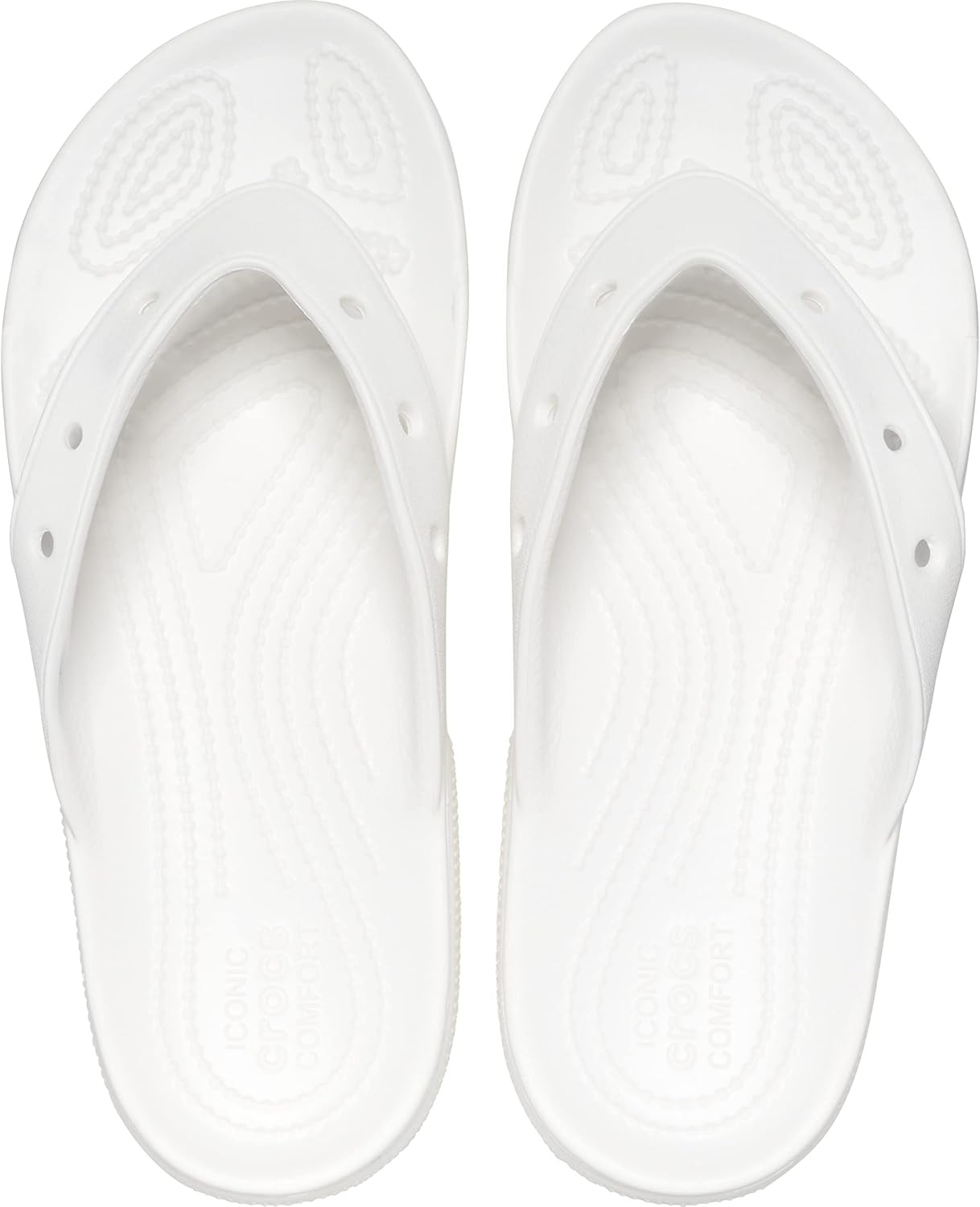 image:imageCrocs Unisexs Classic Flip FlopsWhite