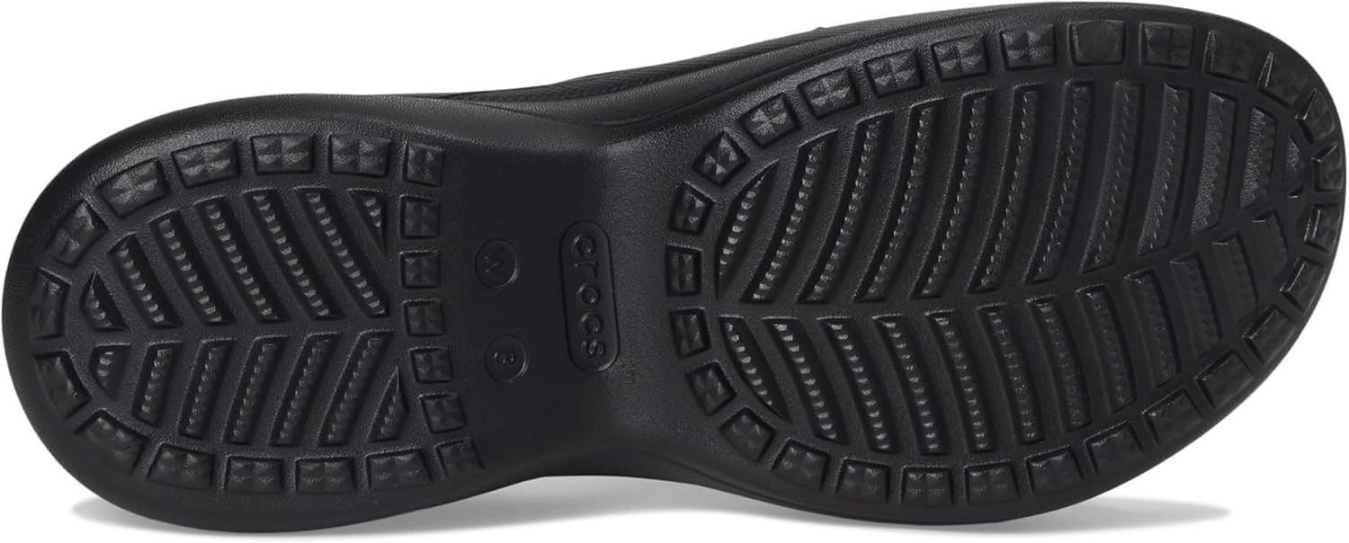 image:imageCrocs Womens Bae Slide Platform SandalsBlack Studded
