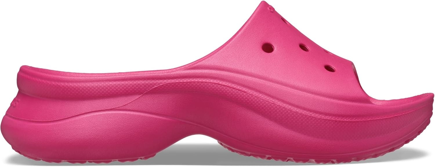 image:imageCrocs Womens Bae Slide Platform SandalsDragon Fruit