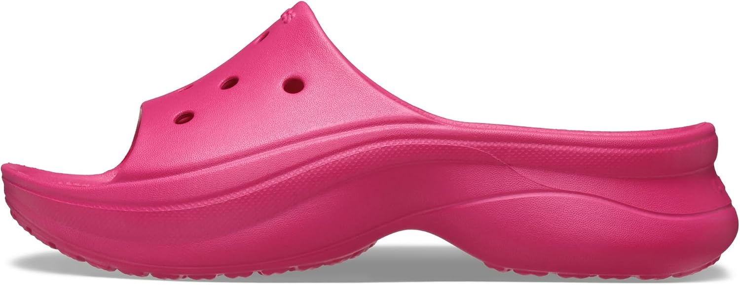 image:imageCrocs Womens Bae Slide Platform SandalsDragon Fruit