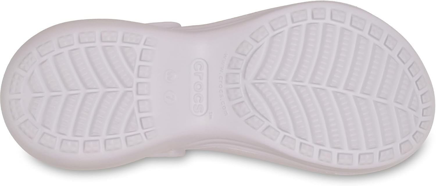image:imageCrocs Womens Bae Slide Platform SandalsFrosted Grape