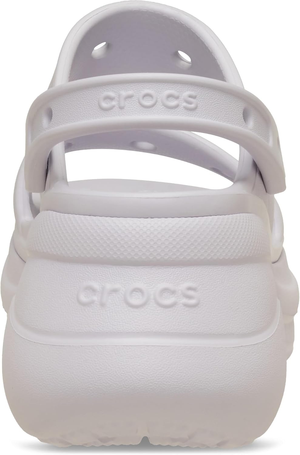 image:imageCrocs Womens Bae Slide Platform SandalsFrosted Grape