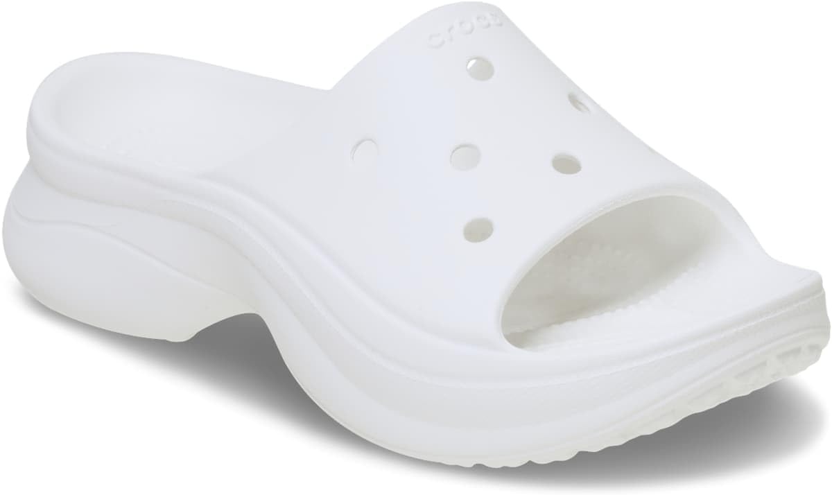image:imageCrocs Womens Bae Slide Platform SandalsWhite