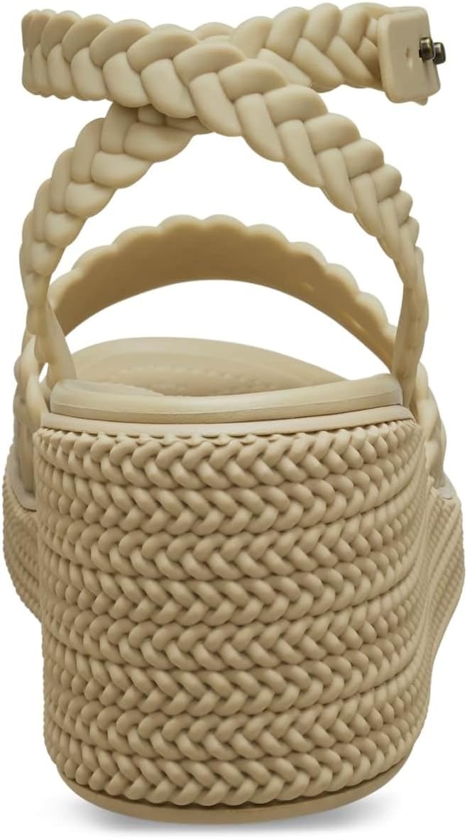 image:imageCrocs Womens Brooklyn Ankle Strap WedgesChai