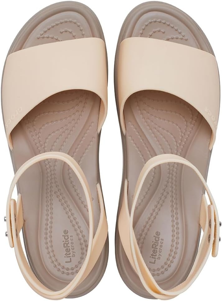 image:imageCrocs Womens Brooklyn Ankle Strap WedgesShitake