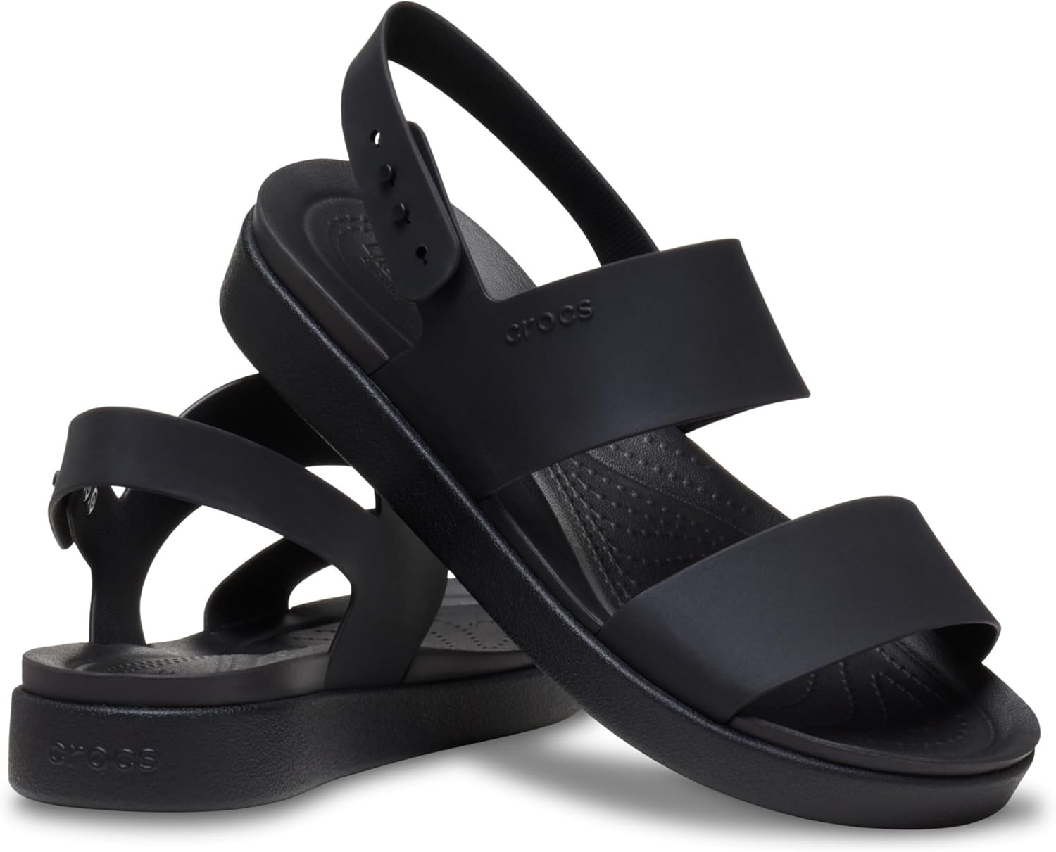 image:imageCrocs Womens Brooklyn Backstrap Low SandalsBlack