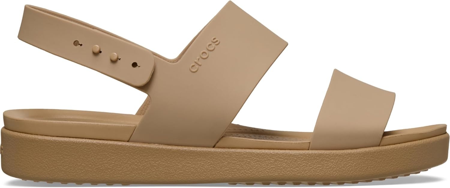 image:imageCrocs Womens Brooklyn Backstrap Low SandalsCashew