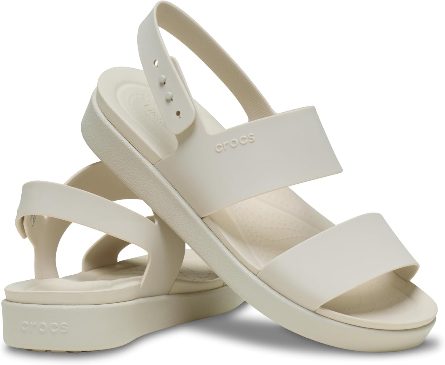 image:imageCrocs Womens Brooklyn Backstrap Low SandalsFrappe