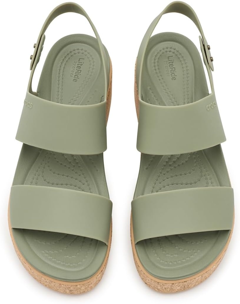 image:imageCrocs Womens Brooklyn Cork Low WedgeCargo