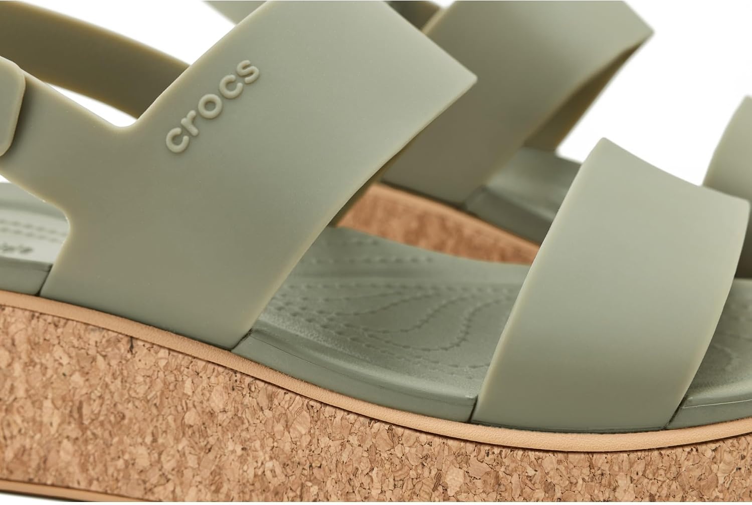 image:imageCrocs Womens Brooklyn Cork Low WedgeCargo