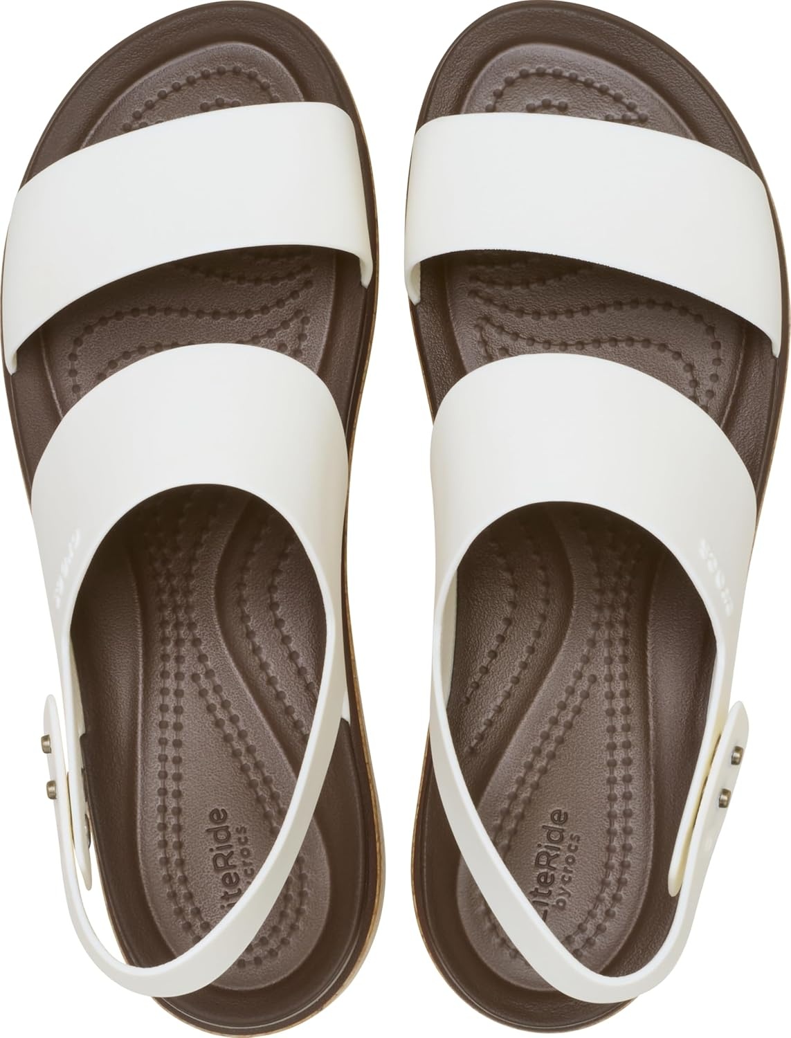 image:imageCrocs Womens Brooklyn Cork Low WedgeChalk