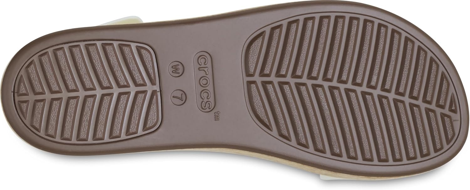 image:imageCrocs Womens Brooklyn Cork Low WedgeChalk