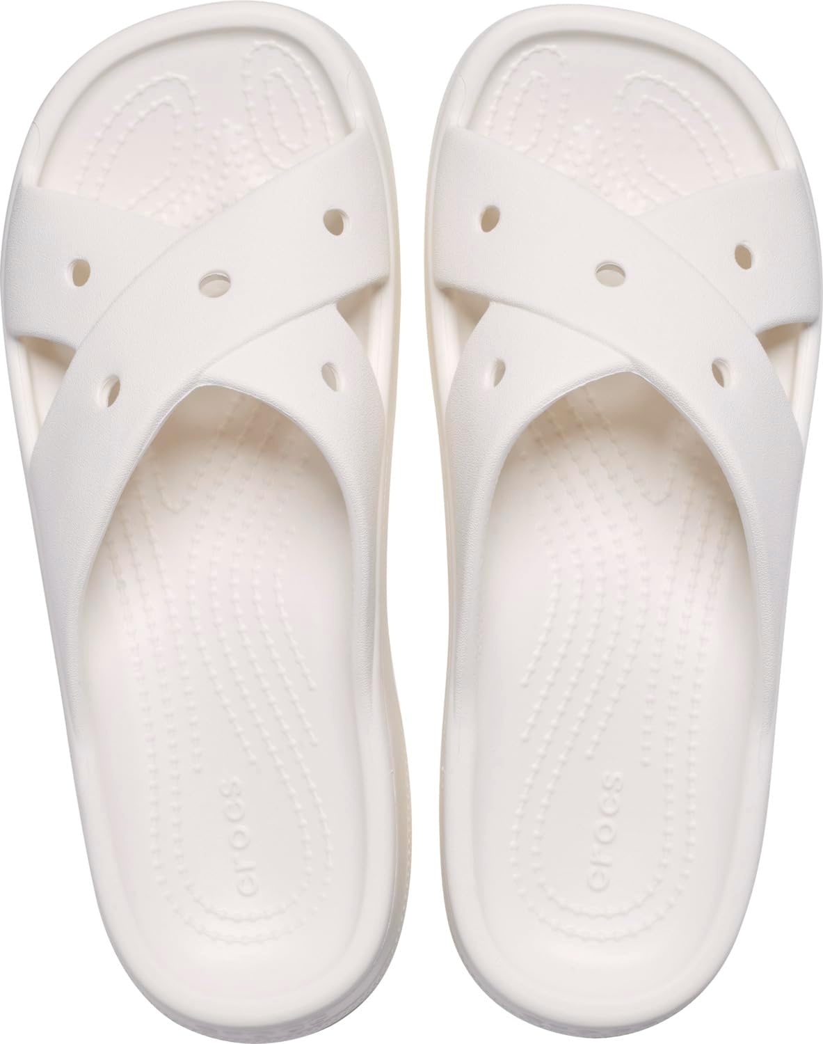 image:imageCrocs Womens Classic Cross Strap SandalsChalk