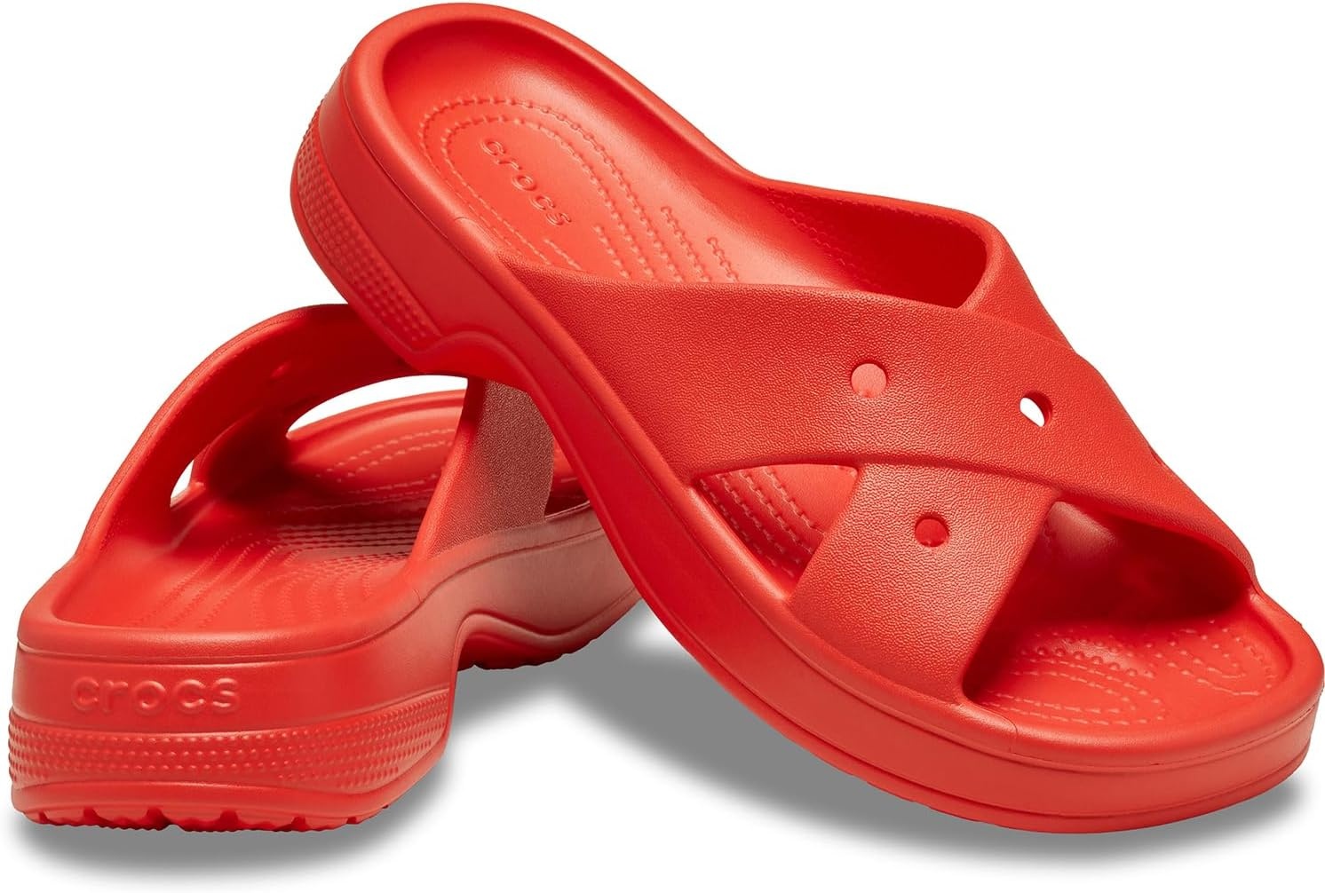 image:imageCrocs Womens Classic Cross Strap SandalsCherry