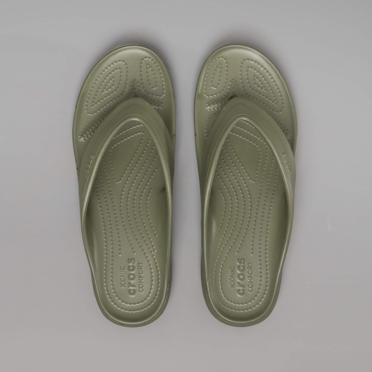 image:imageCrocs Womens Classic II FlipFlop SandalsArmy Green