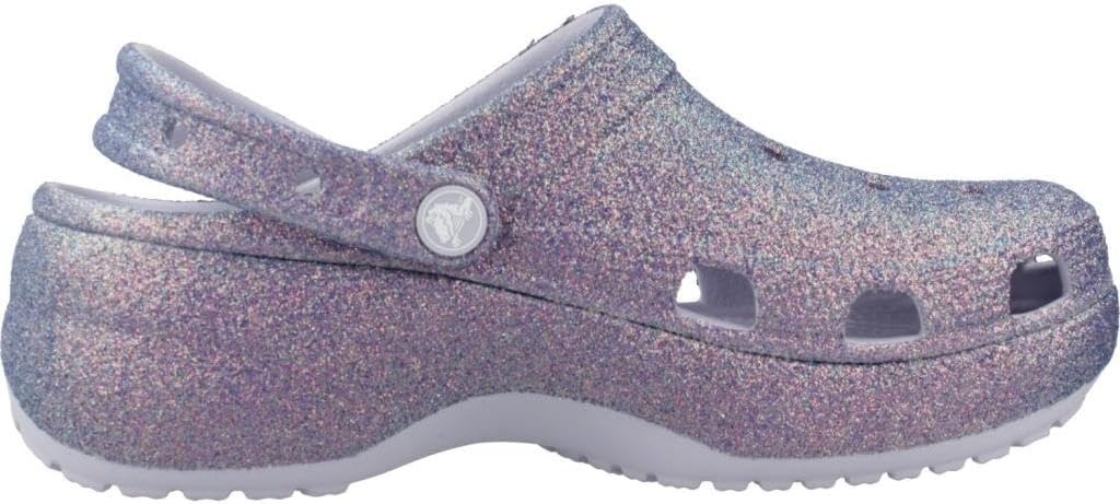 image:imageCrocs Womens Classic Platform Glitter ClogPurple Moon