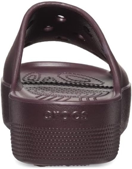 image:imageCrocs Womens Classic Platform Slide SandalsDark Cherry