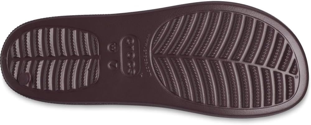 image:imageCrocs Womens Classic Platform Slide SandalsDark Cherry