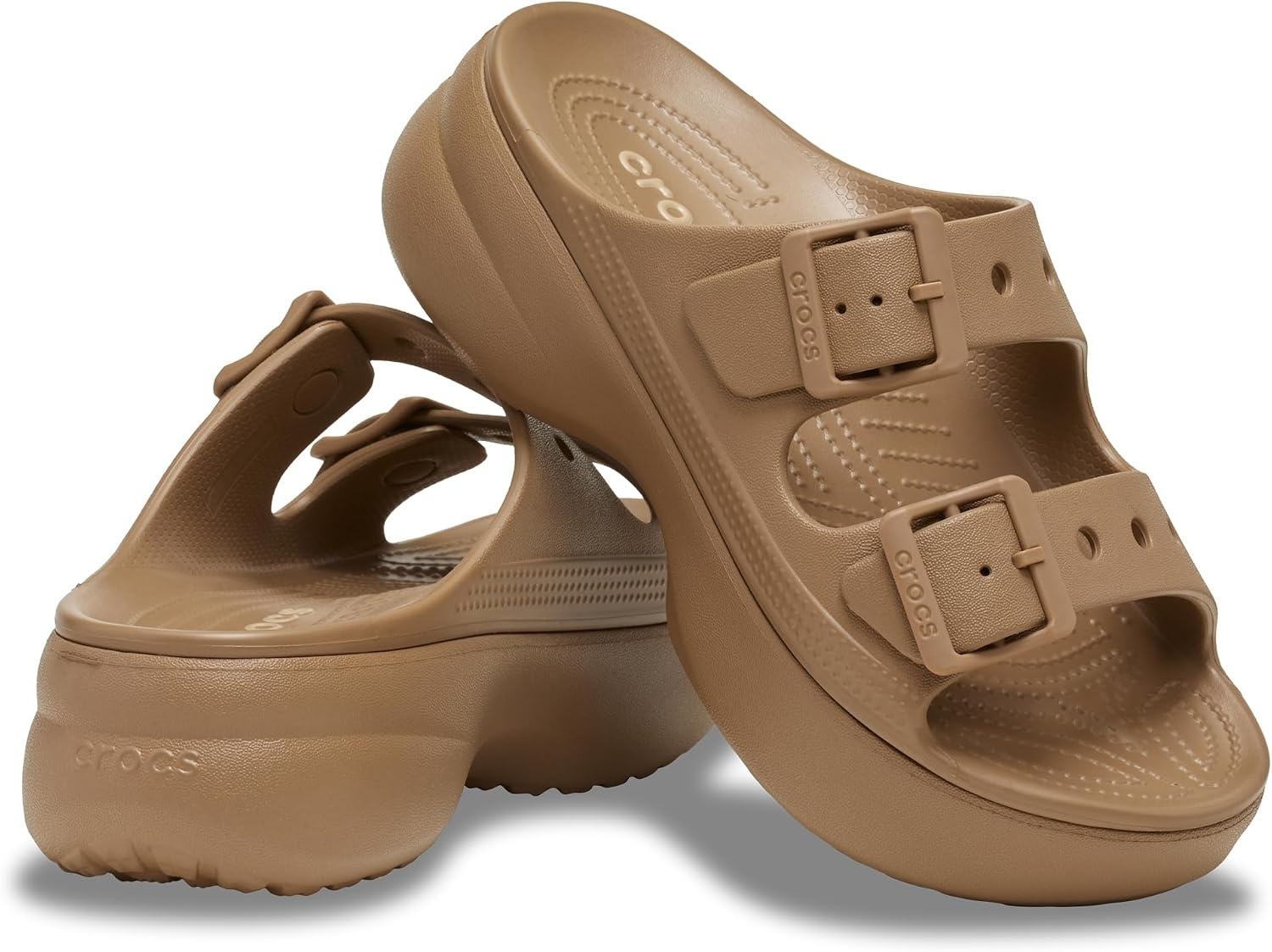 image:imageCrocs Womens Classic Saturday Platform SandalsSepia