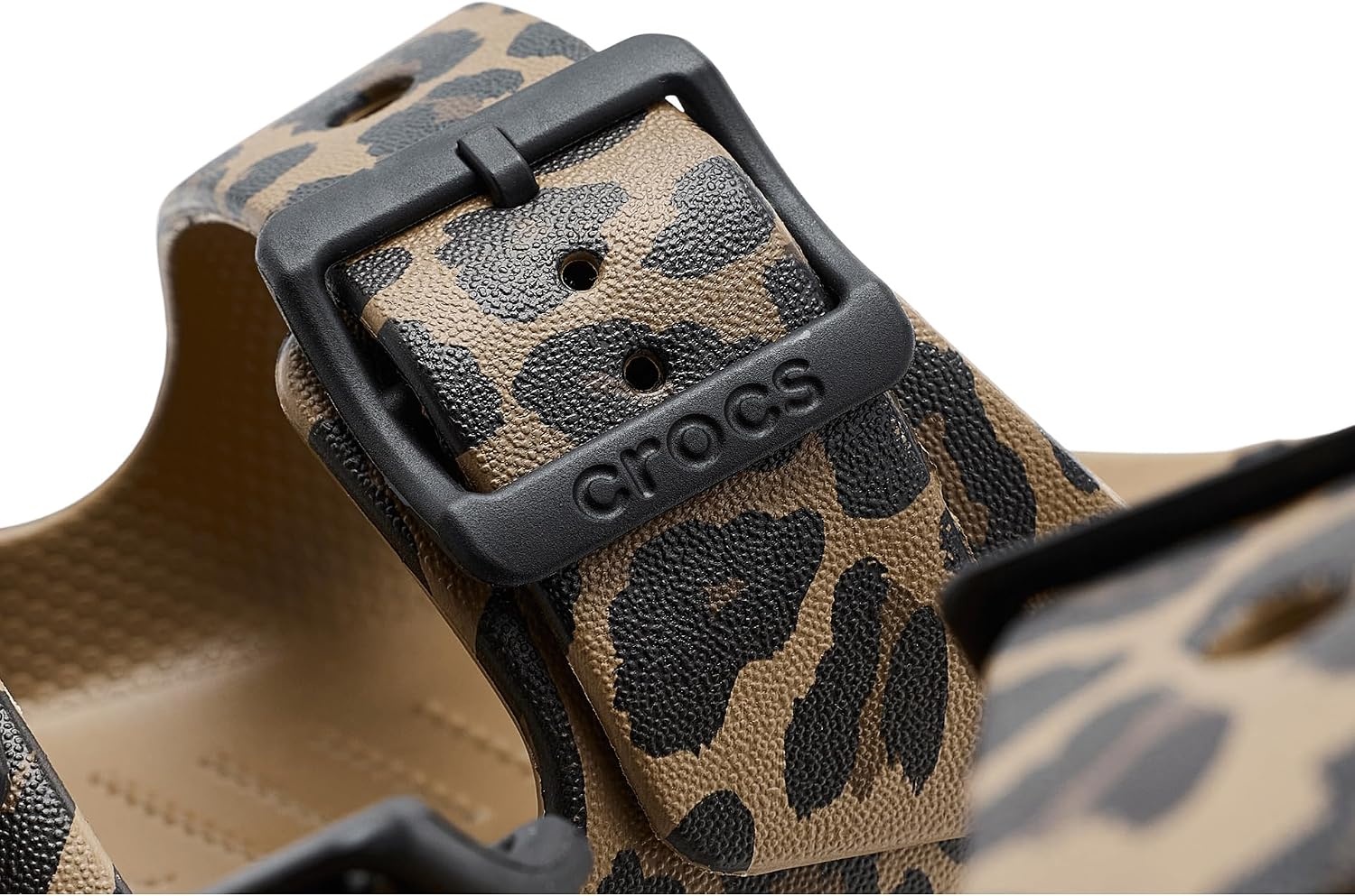 image:imageCrocs Womens Classic Saturday SandalsSepiaLeopard