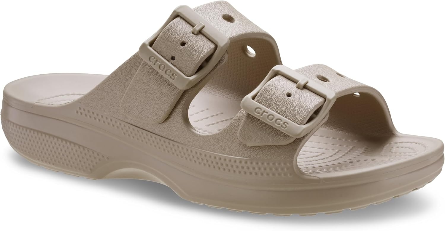 image:imageCrocs Womens Classic Saturday SandalsTaupe 1