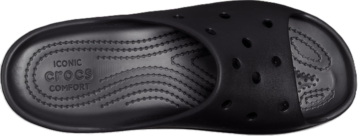 image:imageCrocs Womens Classic Slide Platform SandalsBlack