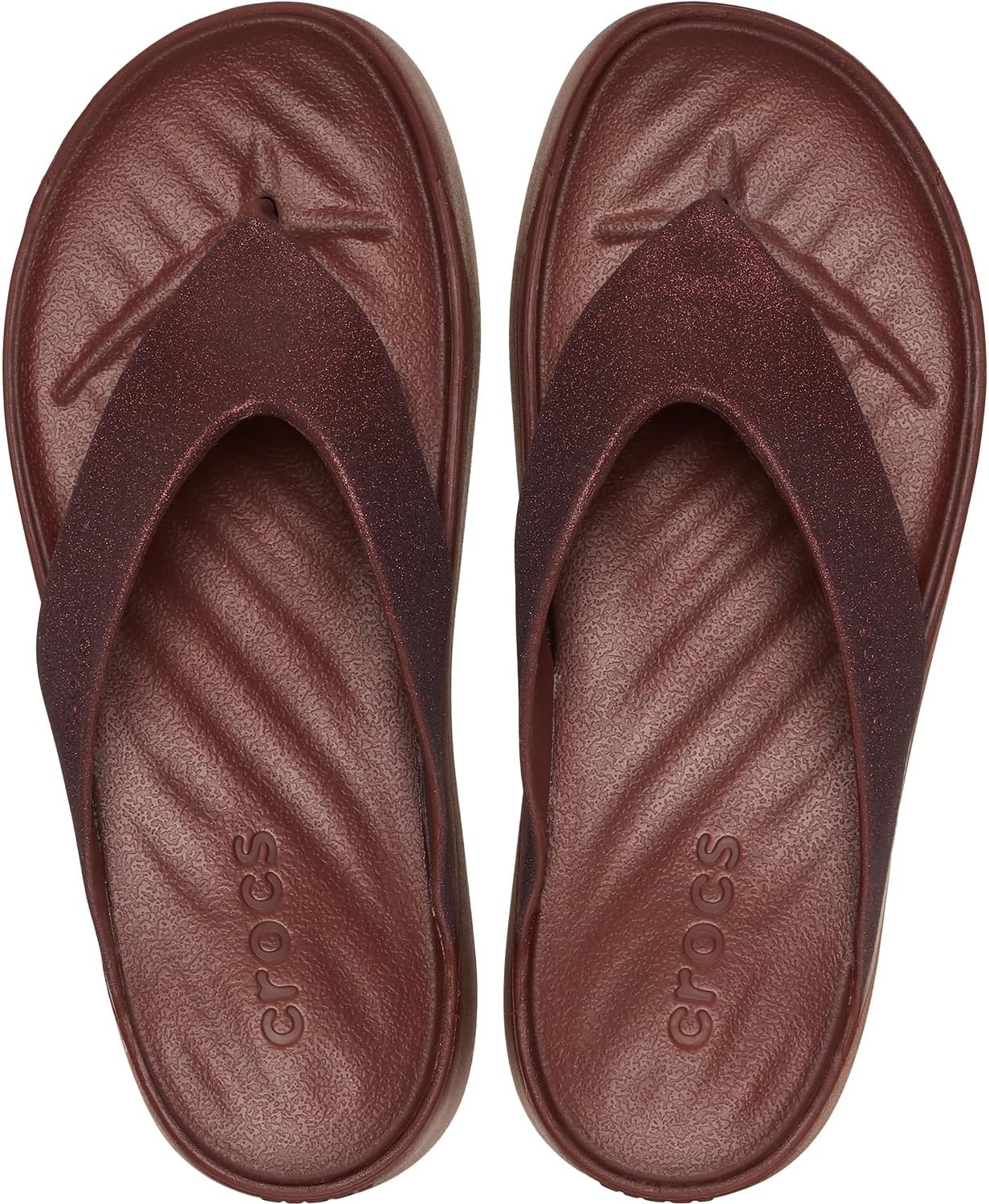 image:imageCrocs Womens Getaway Platform SandalsDark Clay