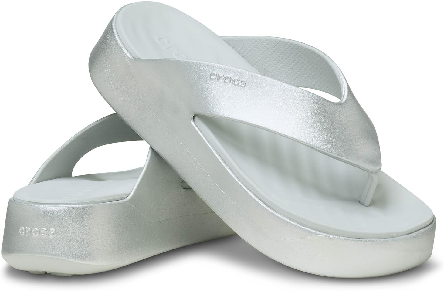 image:imageCrocs Womens Getaway Platform SandalsSilver