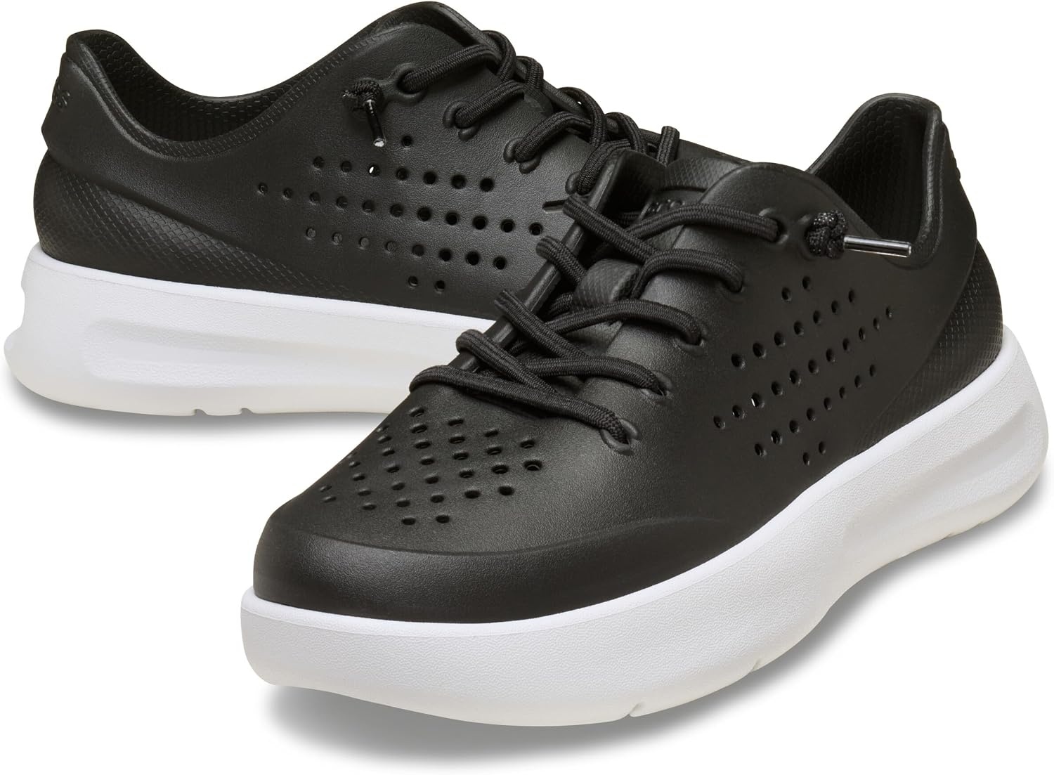 image:imageCrocs Womens Inmotion Pacer Walking SneakersBlackAtmosphere