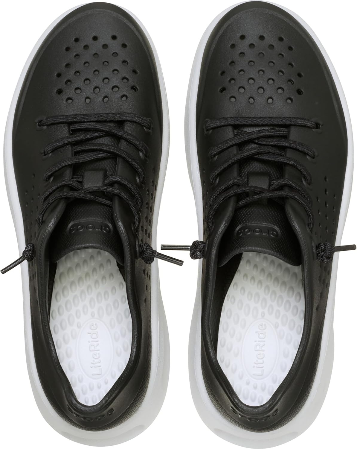 image:imageCrocs Womens Inmotion Pacer Walking SneakersBlackAtmosphere