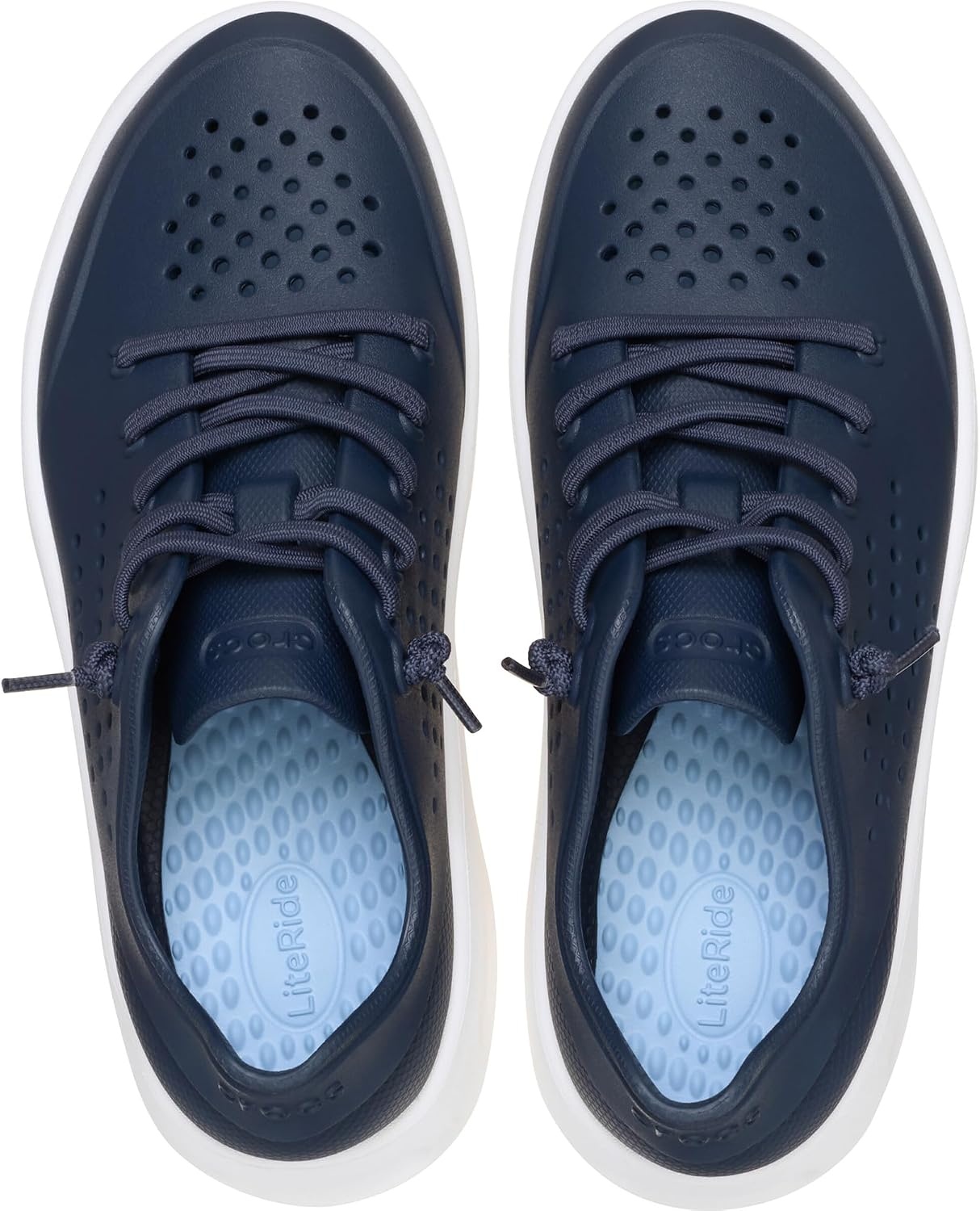 image:imageCrocs Womens Inmotion Pacer Walking SneakersNavyWhite