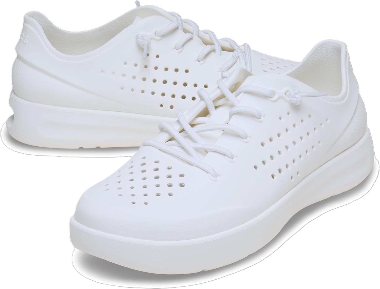image:imageCrocs Womens Inmotion Pacer Walking SneakersWhiteMoonlight