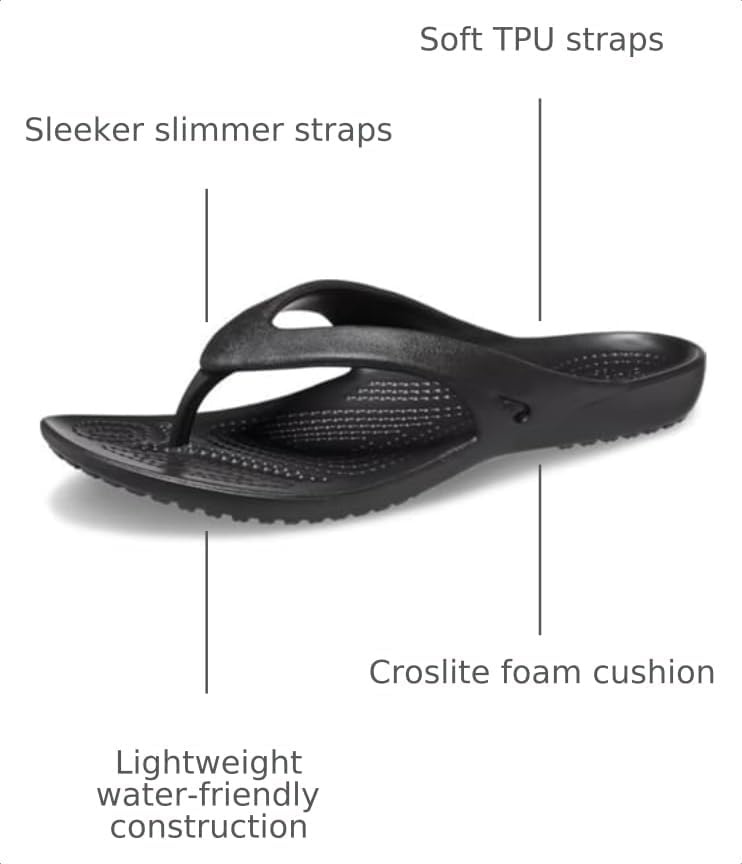 image:imageCrocs Womens Kadee II Flip FlopsBlack