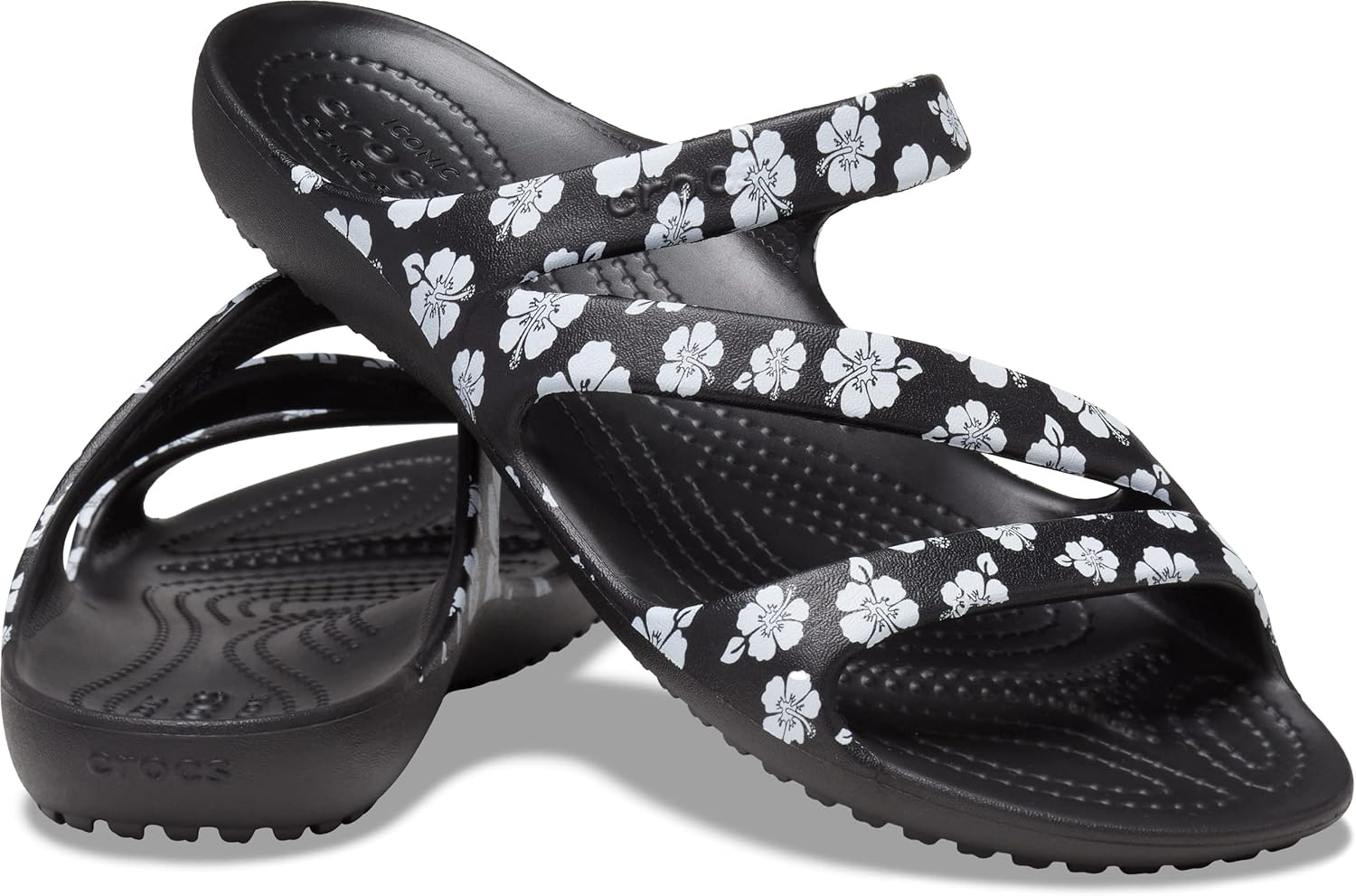 image:imageCrocs Womens Kadee II SandalsBlackFloral
