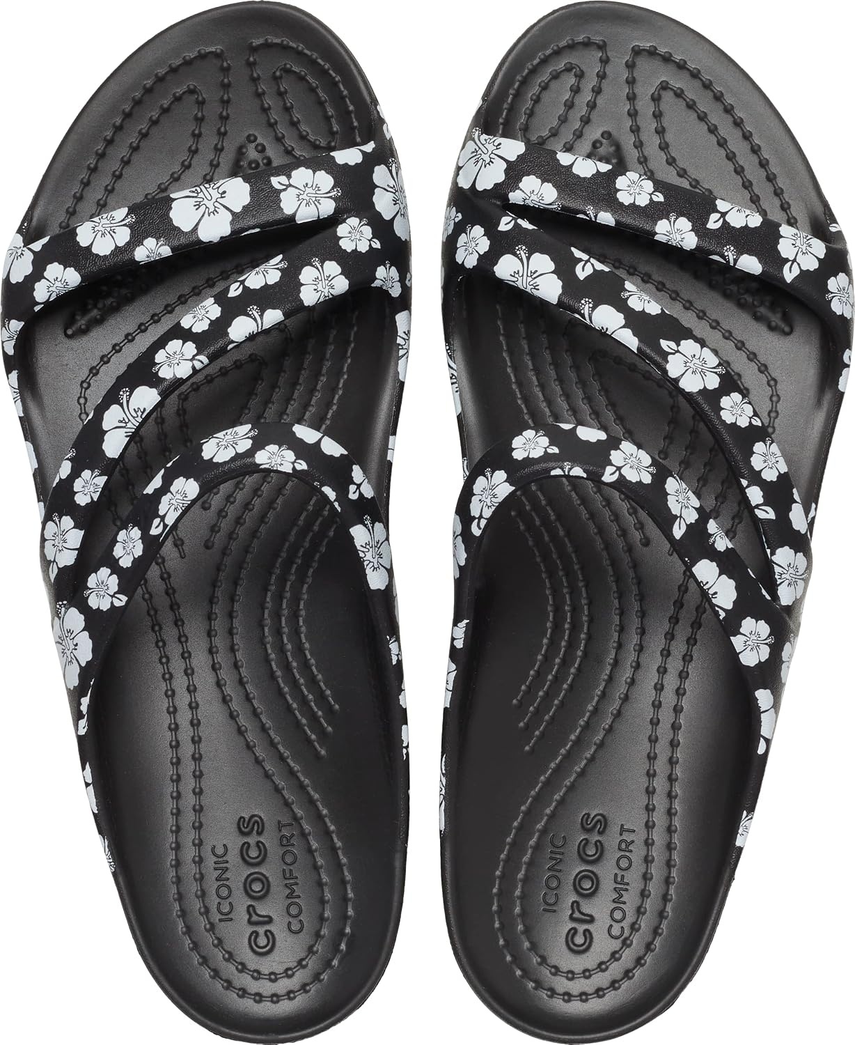 image:imageCrocs Womens Kadee II SandalsBlackFloral