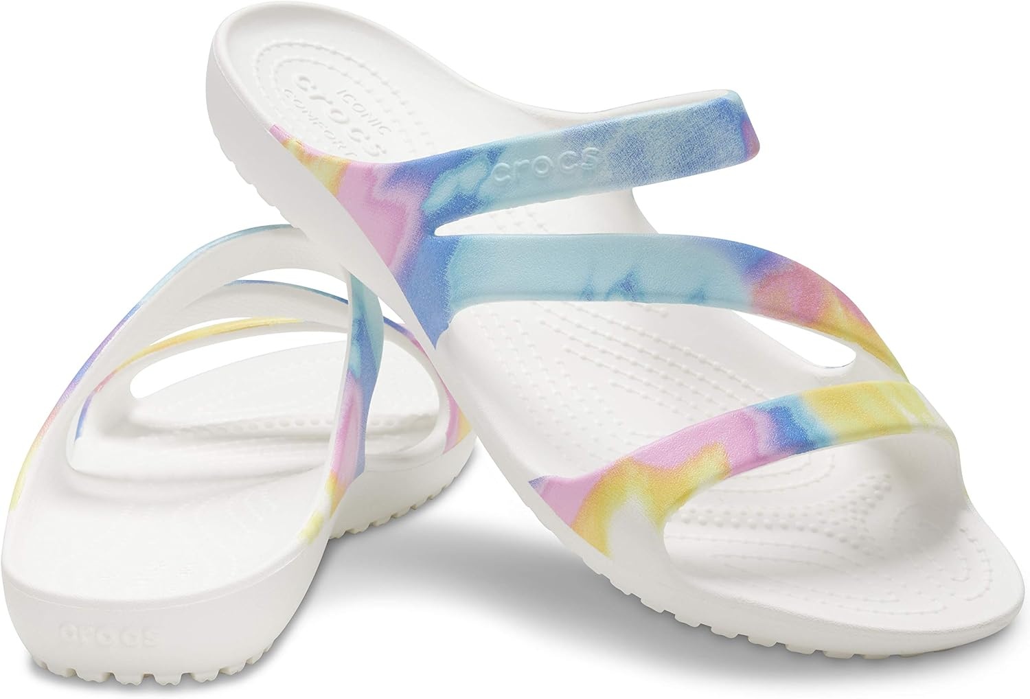 image:imageCrocs Womens Kadee II SandalsPastel Tie Dye