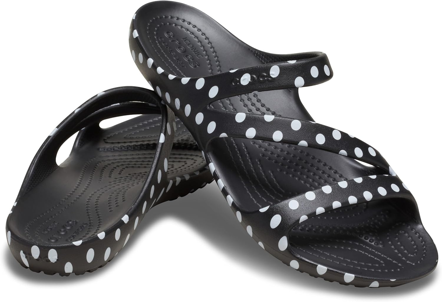 image:imageCrocs Womens Kadee II SandalsPolka DotBlack