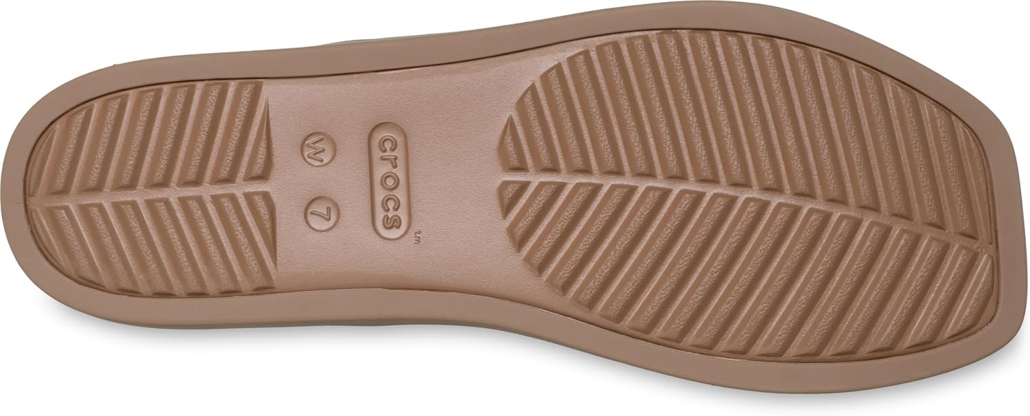 image:imageCrocs Womens Miami Ankle Strap Sandals Adjustable Heel Strap 360 Degree Comfort Croslite Foam FootbedMilk Chocolate