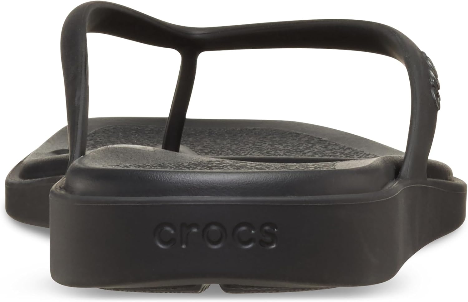 image:imageCrocs Womens Miami Flip Flops Square Toe Flat 360 Degree Comfort Croslite Foam FootbedBlack