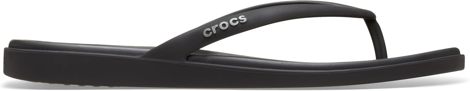 image:imageCrocs Womens Miami Flip Flops Square Toe Flat 360 Degree Comfort Croslite Foam FootbedBlack