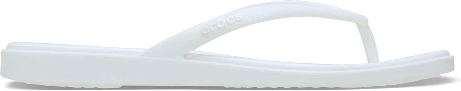 image:imageCrocs Womens Miami Flip Flops Square Toe Flat 360 Degree Comfort Croslite Foam FootbedChalk