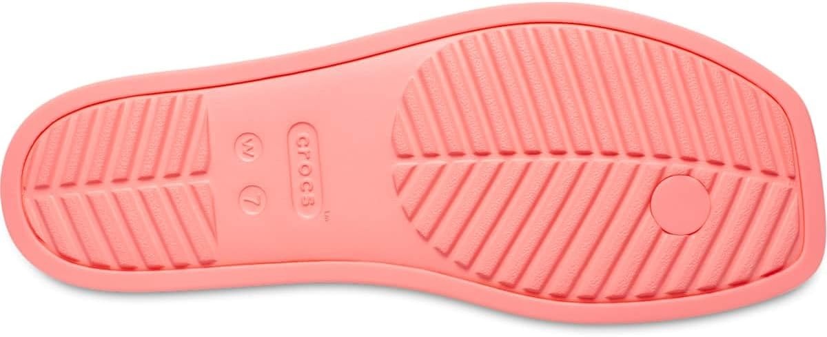 image:imageCrocs Womens Miami Flip Flops Square Toe Flat 360 Degree Comfort Croslite Foam FootbedGuava