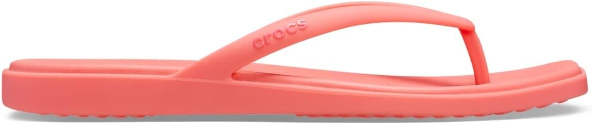 image:imageCrocs Womens Miami Flip Flops Square Toe Flat 360 Degree Comfort Croslite Foam FootbedGuava