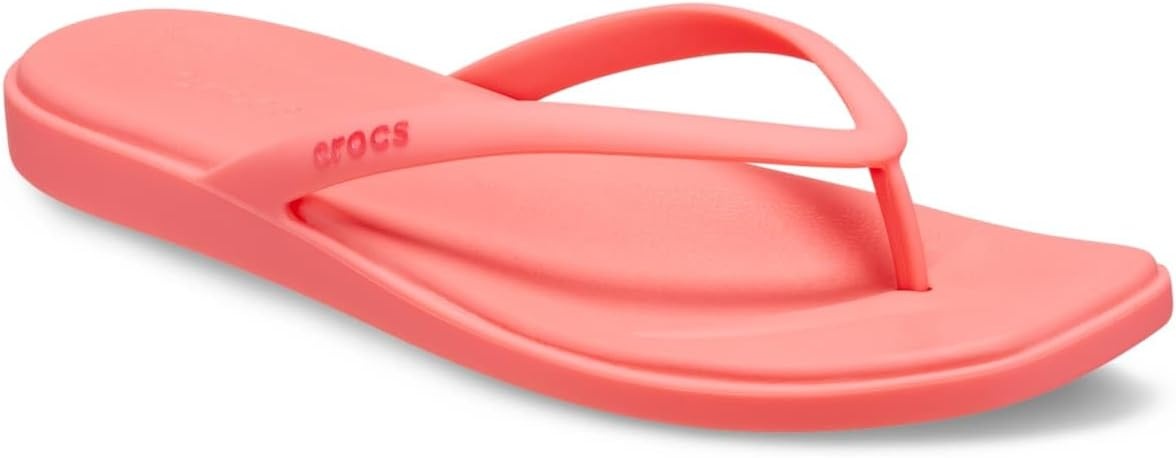 image:imageCrocs Womens Miami Flip Flops Square Toe Flat 360 Degree Comfort Croslite Foam FootbedGuava